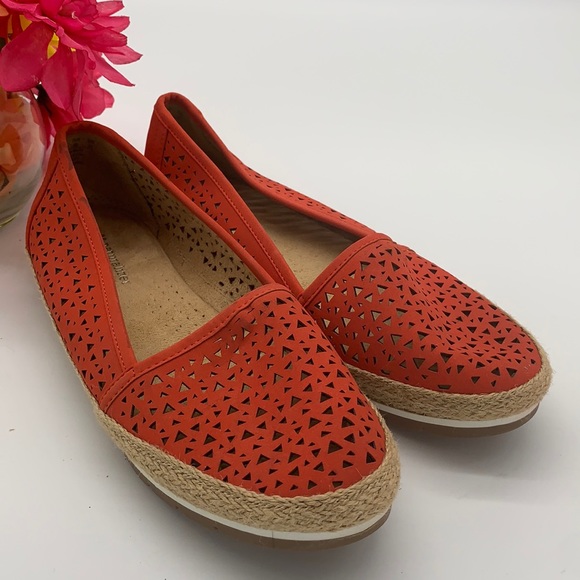 Naturalizer Shoes - Naturalizer Orange Cut Out Espadrilles flat Sz 10